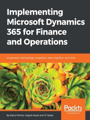 cover image of Implementing Microsoft Dynamics 365 for Finance and Operations